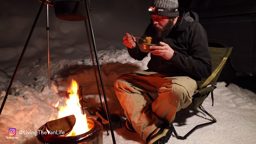 A Cold Winter’s Night – With my Favorite Soup – Living The Van Life
